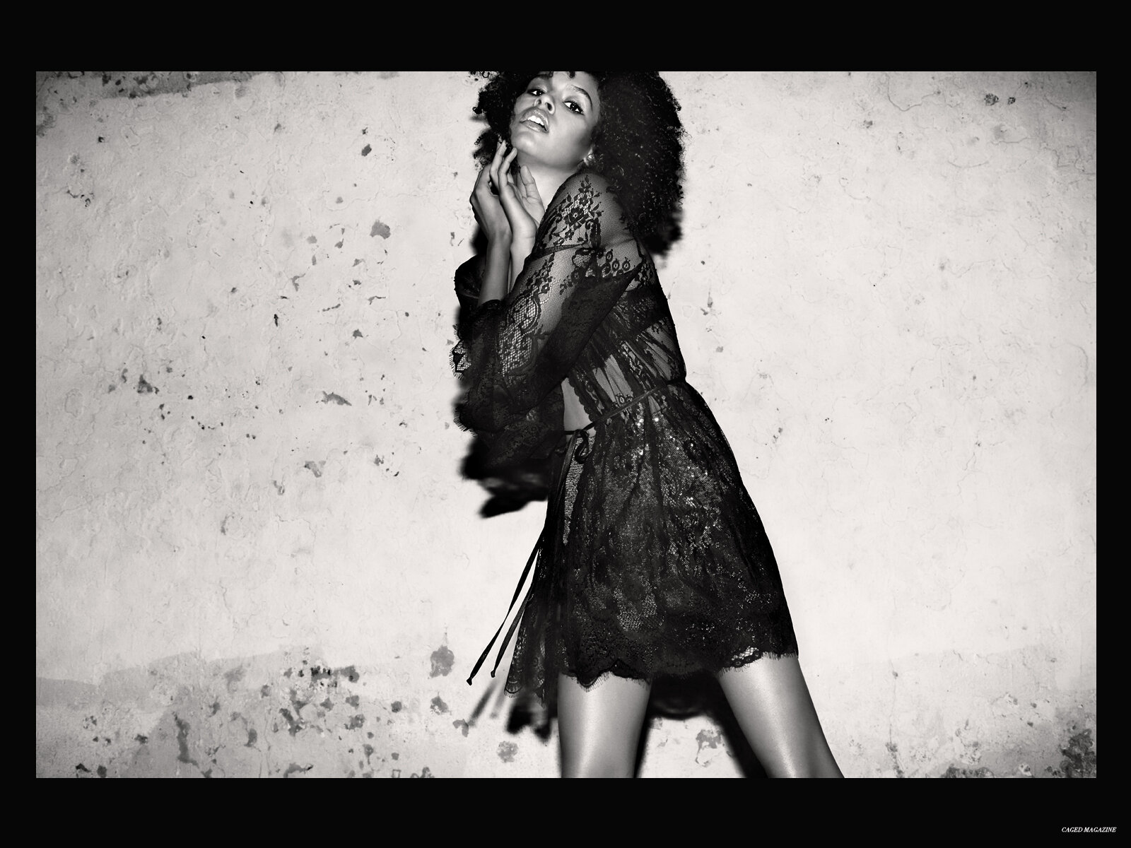 Bra by Aubade, Skirt by Lorenzo Sarafini (philosophy) at Intermix, Robe by Kent