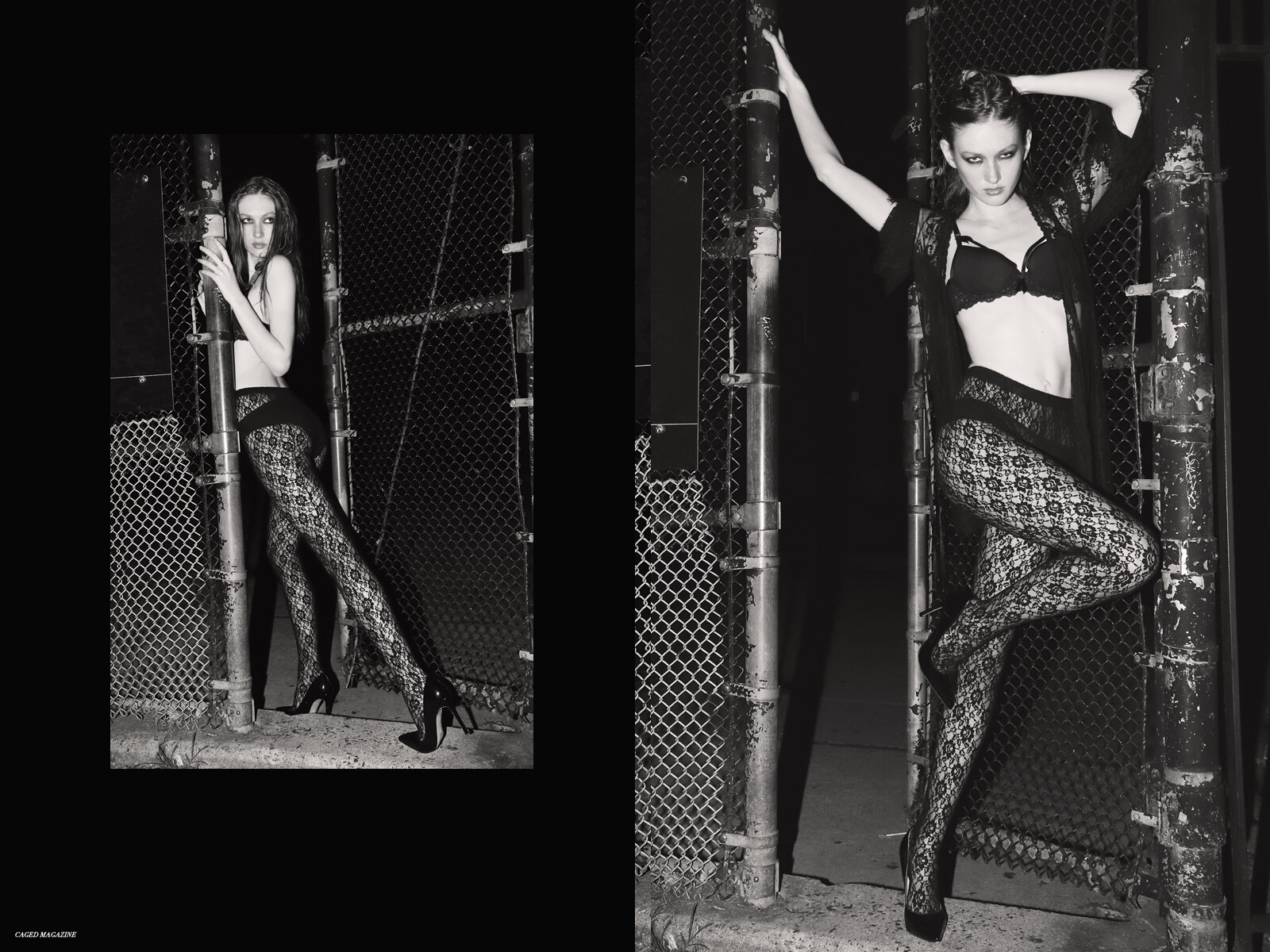 underwear by KENT Woman, SOPHIA Black Patent shoes by Cult of Coquette, Stockings are stylist’S OWN