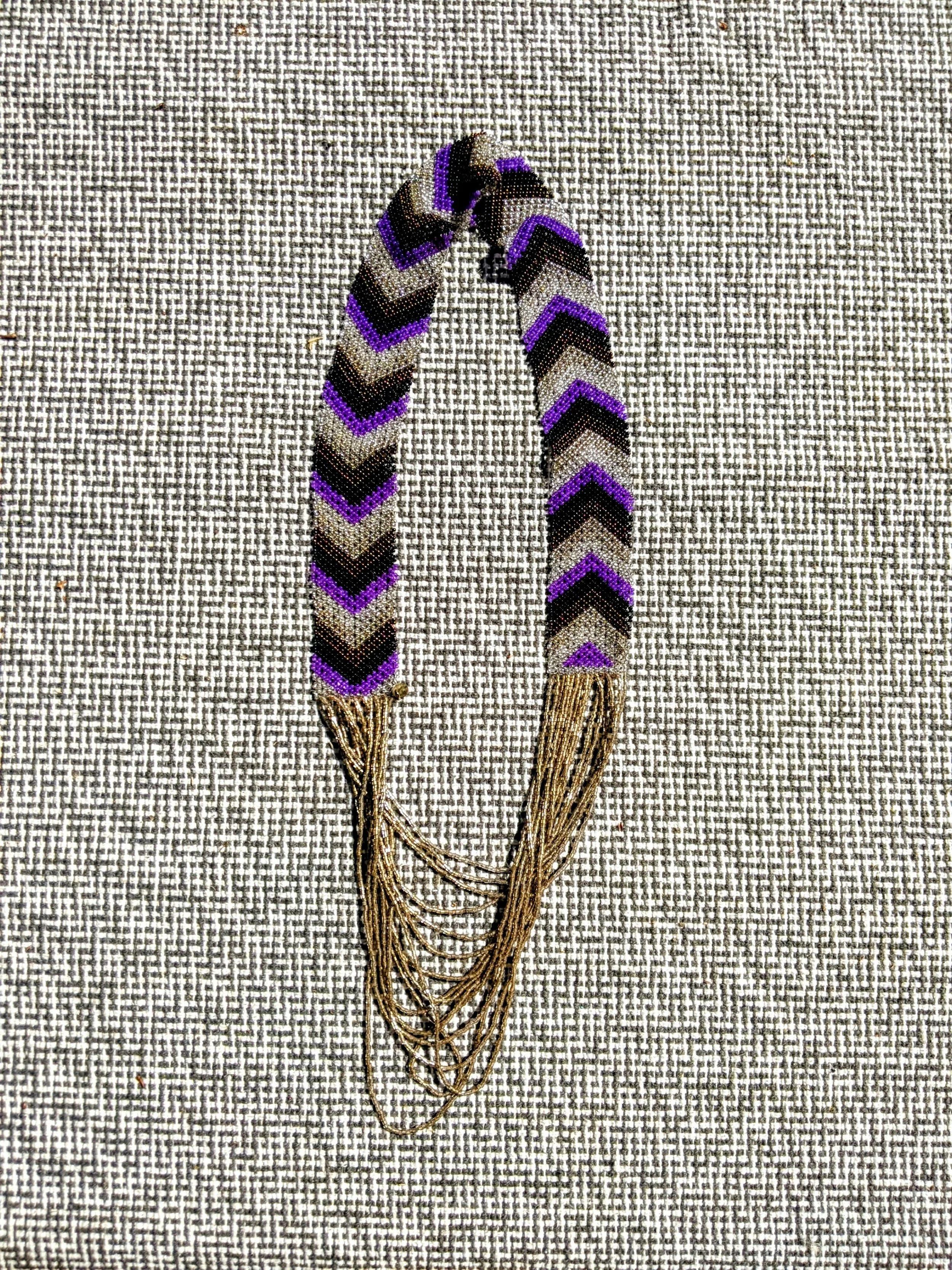 Never Basic Beaded Necklace - KNA Wine