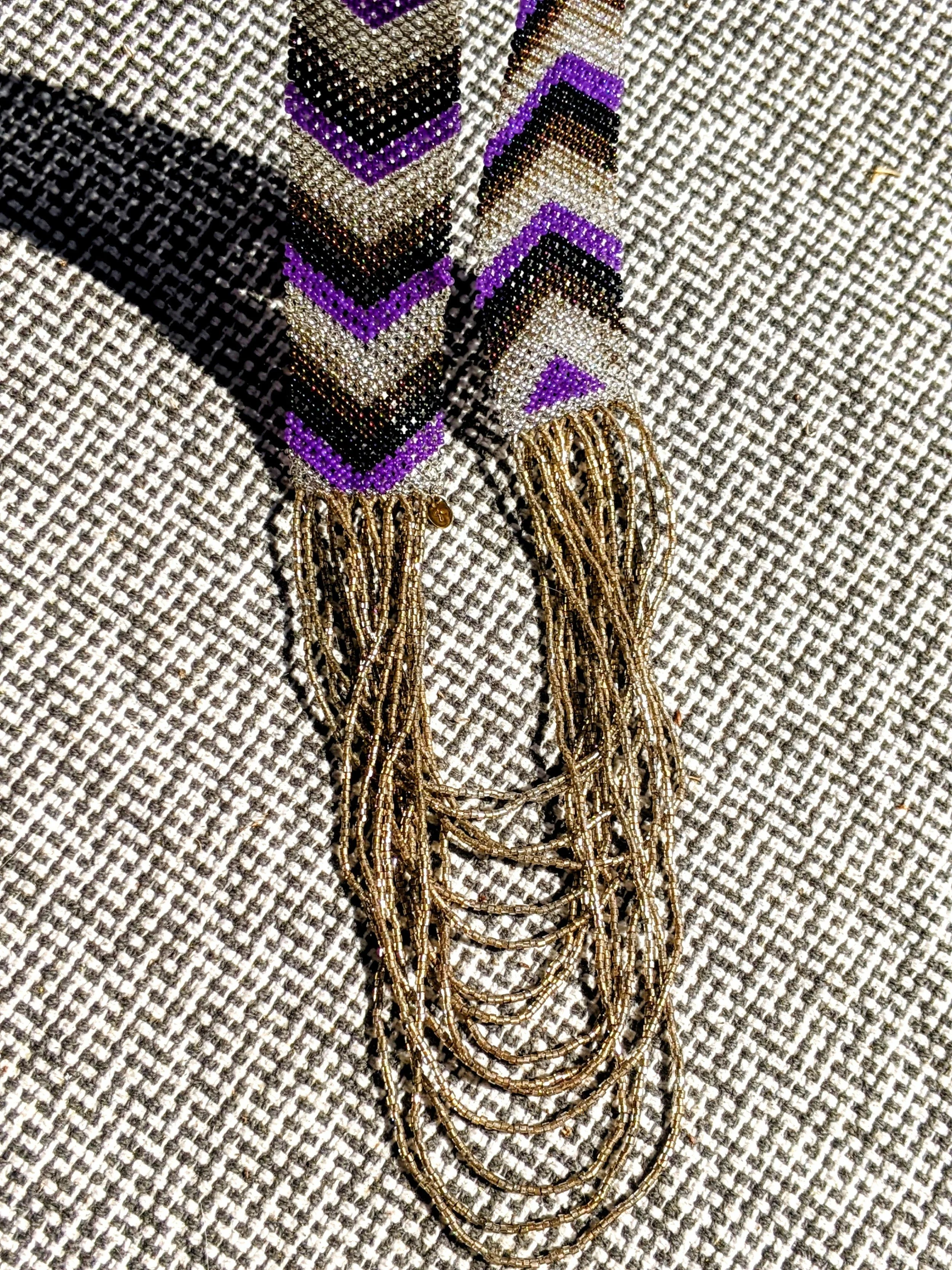 Never Basic Beaded Necklace - KNA Wine