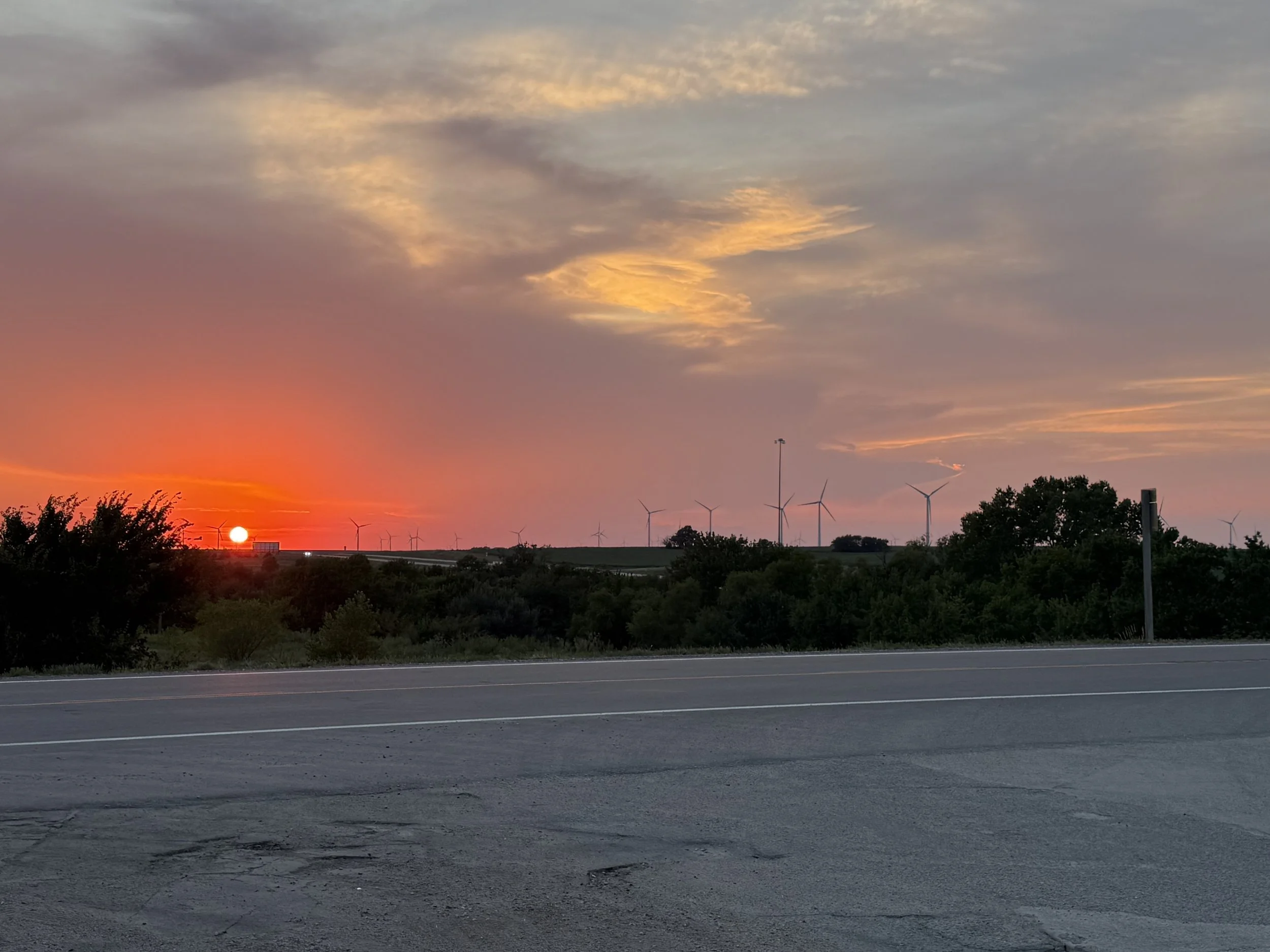 Sunset in Kansas
