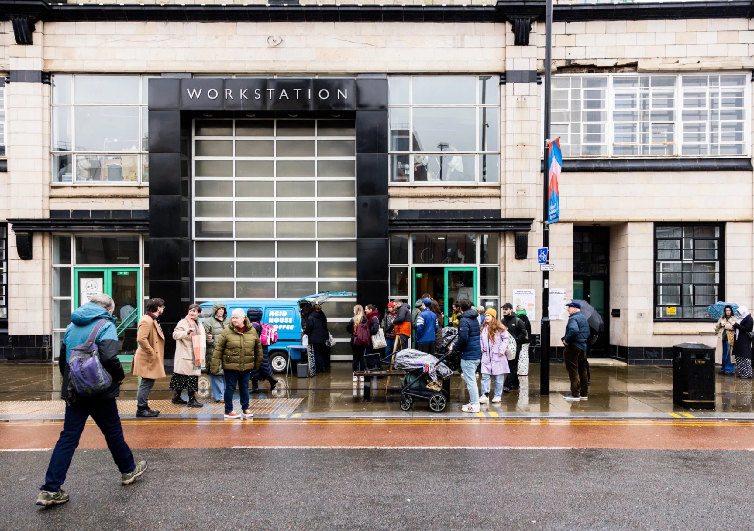 A Sheffield art fair, craft market at workstation
