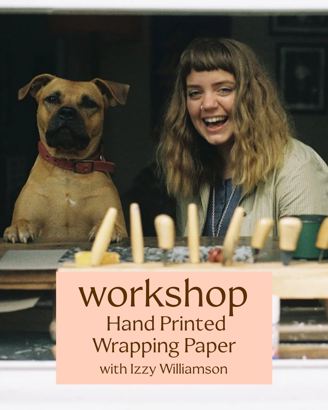 Workshop - Hand Printed Wrapping Paper