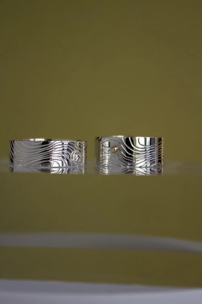 Longshaw Estate Engraved Map Rings