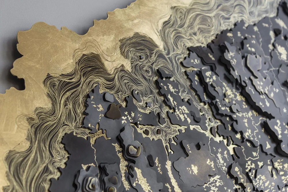 Isle of Lewis & Harris contour map