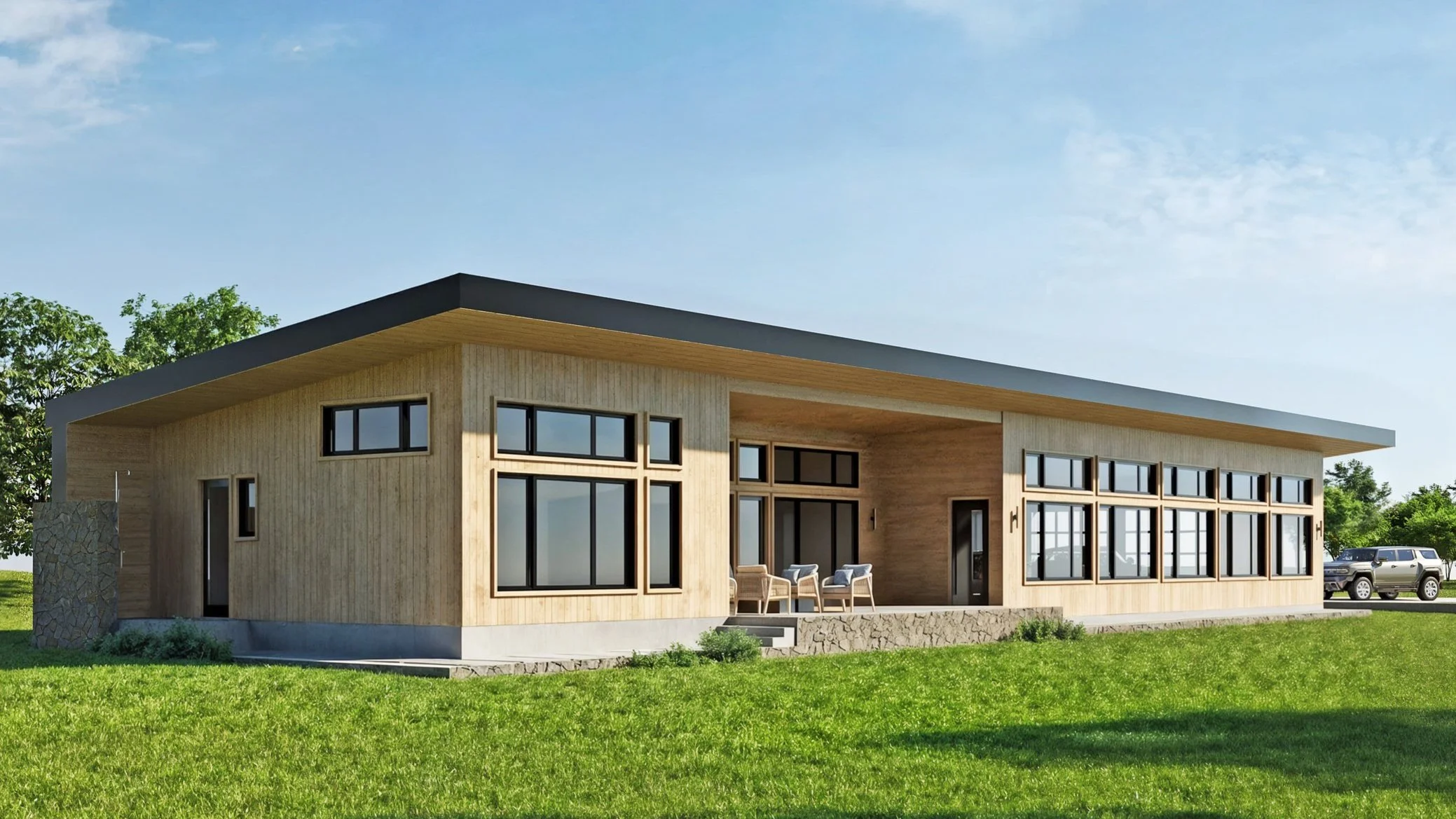 Modern Custom Home Design by Jen Jones Architecture