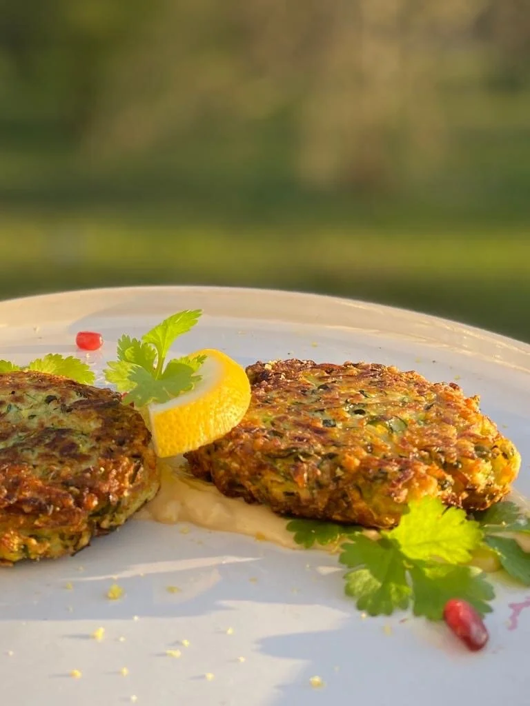 From the Castle Kitchen: High-Fiber Oat Flour  Zucchini Fritters (Kolokithokeftedes) 