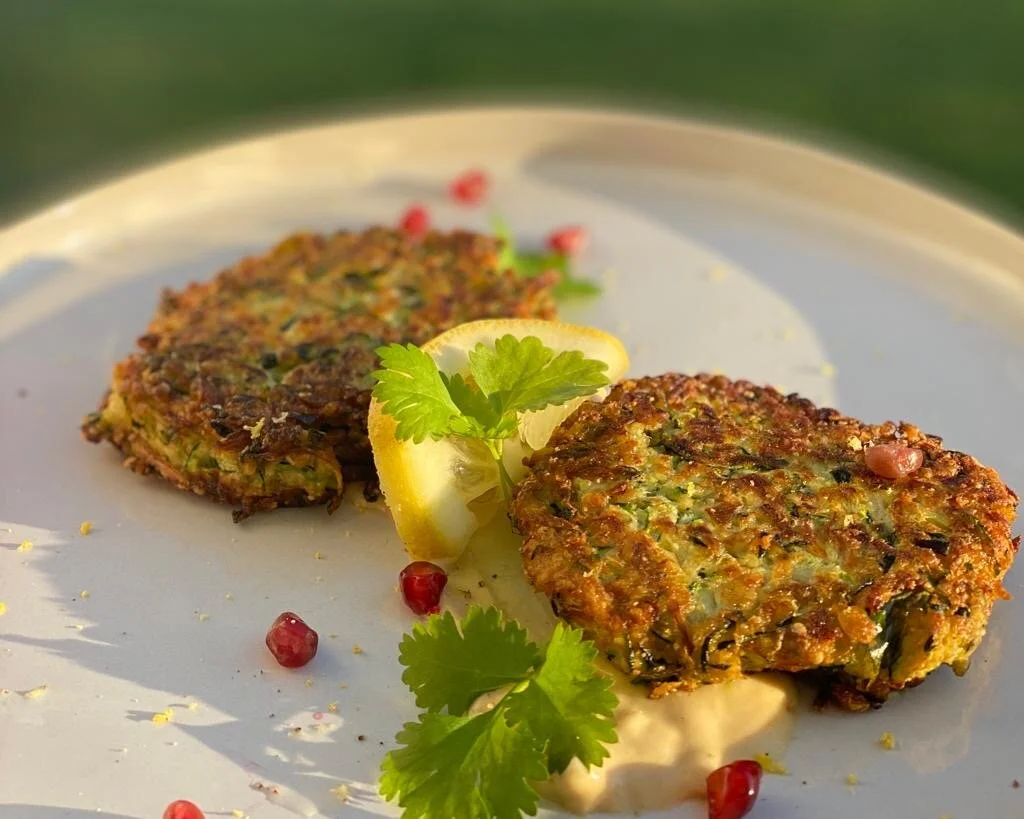 From the Castle Kitchen HighFiber Oat Flour Zucchini Fritters (Kolokithokeftedes) — The Palace