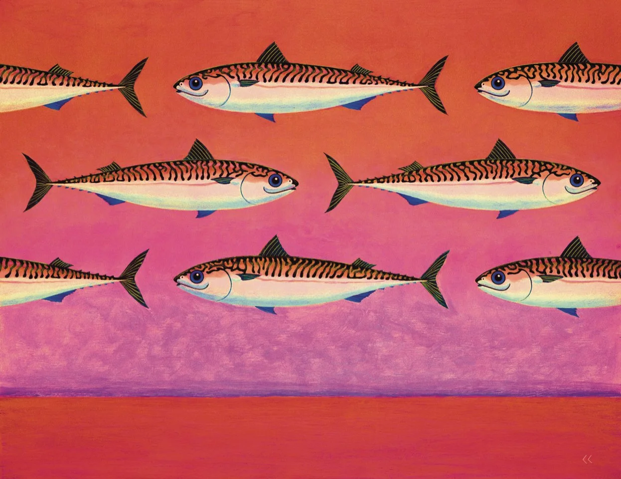 Mackerel Sky Red
