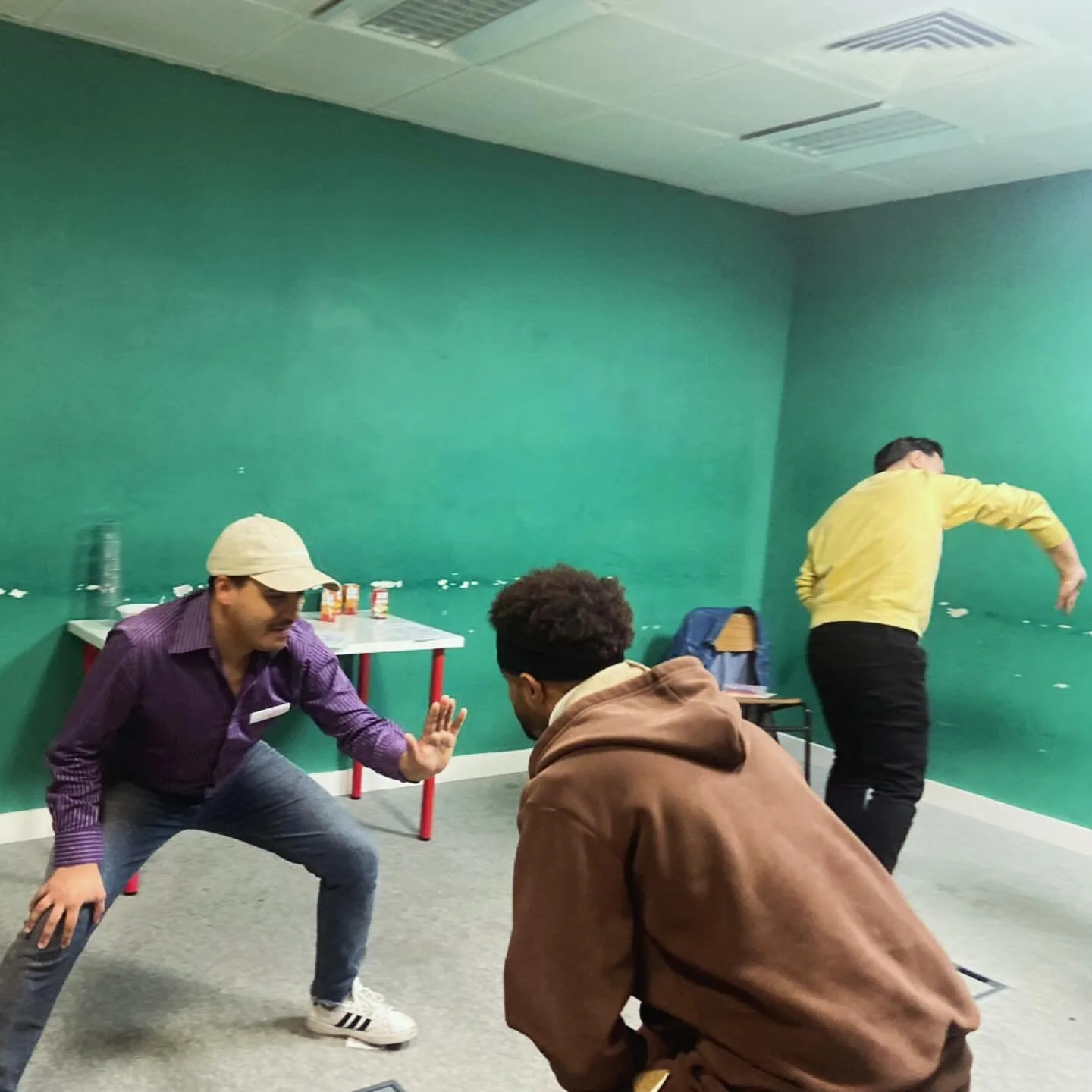 Today we led a training session for a new group of leaders who will eventually co-facilitate our drama workshops for young people. 

In this introductory session we reflected on our core values as facilitators, identified some of the reasons why youn