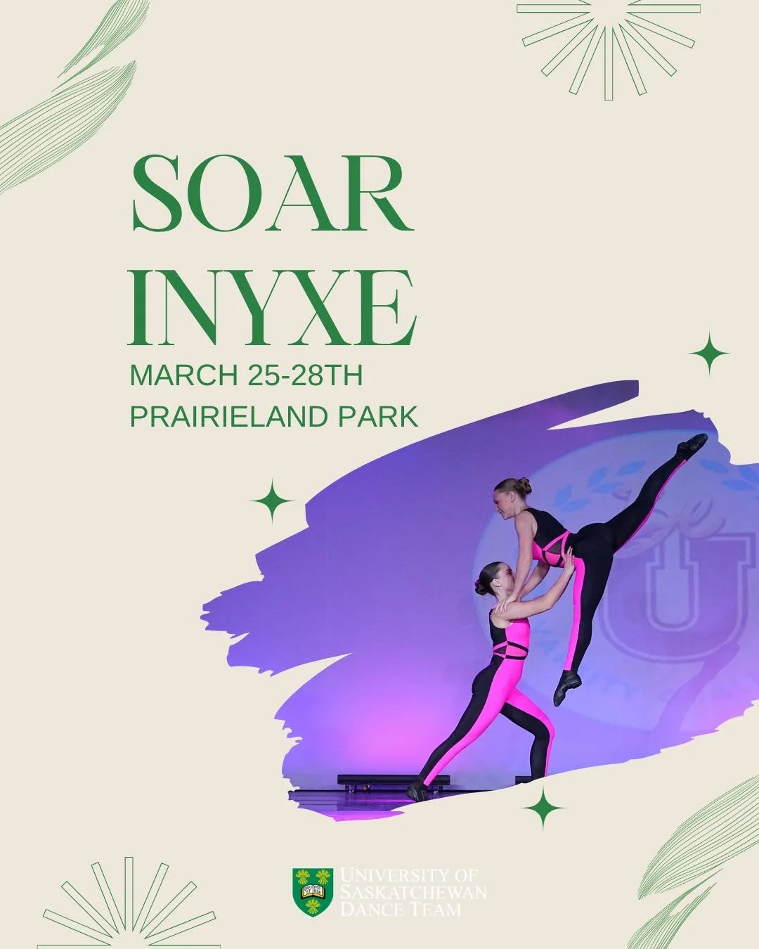 Come support our dancers at SOARinYXE this week! 💚