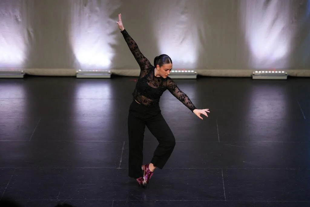 Congratulations to Michaela on her Tap Solo this season! 

96.0 at CrownQuest Red Deer 
95.8, Platinum, Wild Card Soloist &amp; Top Tier Tap Solo at TruWest Calgary 
92.3, 2nd Place &amp; Special Award at SOARinYXE 

As our competition season comes t