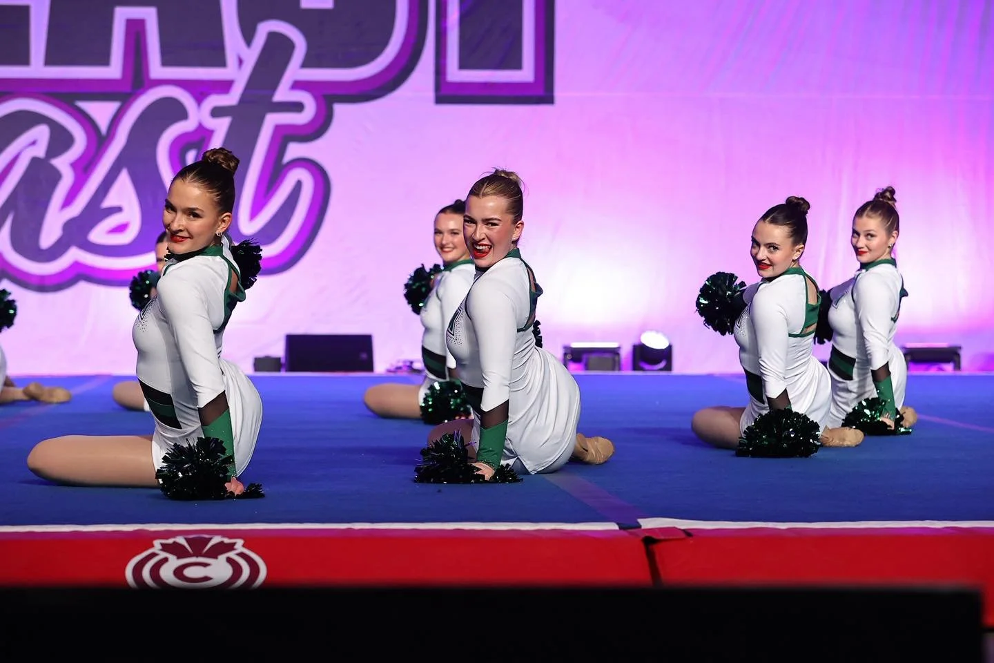 Congratulations to our Pom Team on their success this season! 

1st Place &amp; Judges Choice at WinterKnockout in Warman 
2nd Place at Big East Blast in Ottawa 
1st Place at ACA Scholastic Championship in Edmonton 
1st place &amp; Judges Choice at W