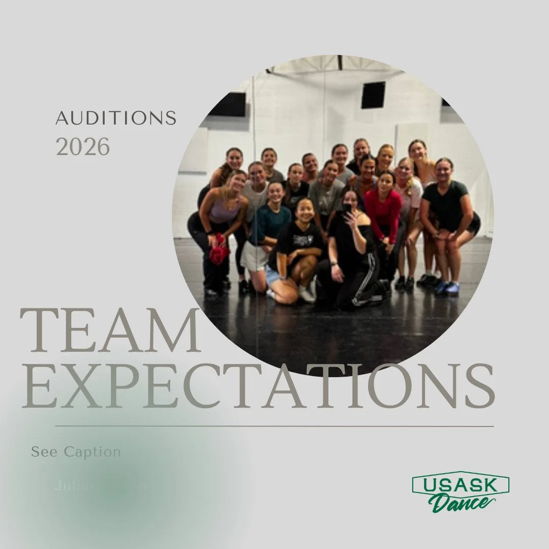 👩&zwj;🏫👯&zwj;♀️All auditionees should familiarize themselves with team expectations before making a commitment to the Usask dance team. These will all be a part of our finalized handbook which will be given to all successful candidates. Visit our 