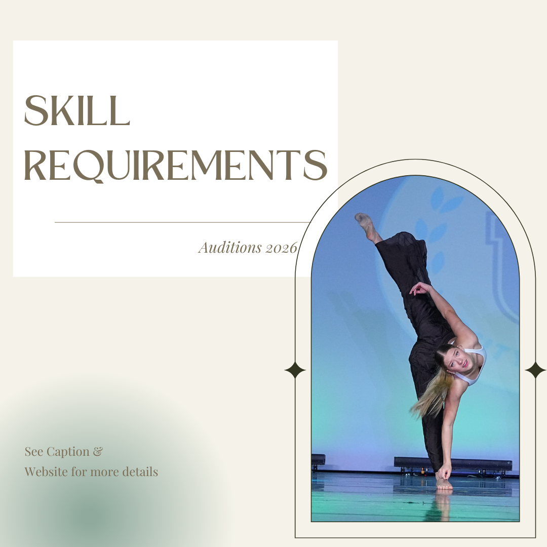 Auditions 2026 - Skill Requirements 