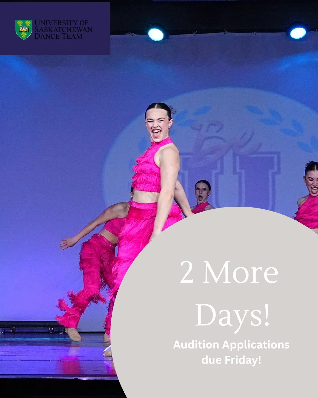 🚨2 MORE DAYS!🚨
Audition Applications for the 2026/2027 season close this Friday at 11:59 pm! Don&rsquo;t miss out on your chance to join us for the upcoming season! 💚