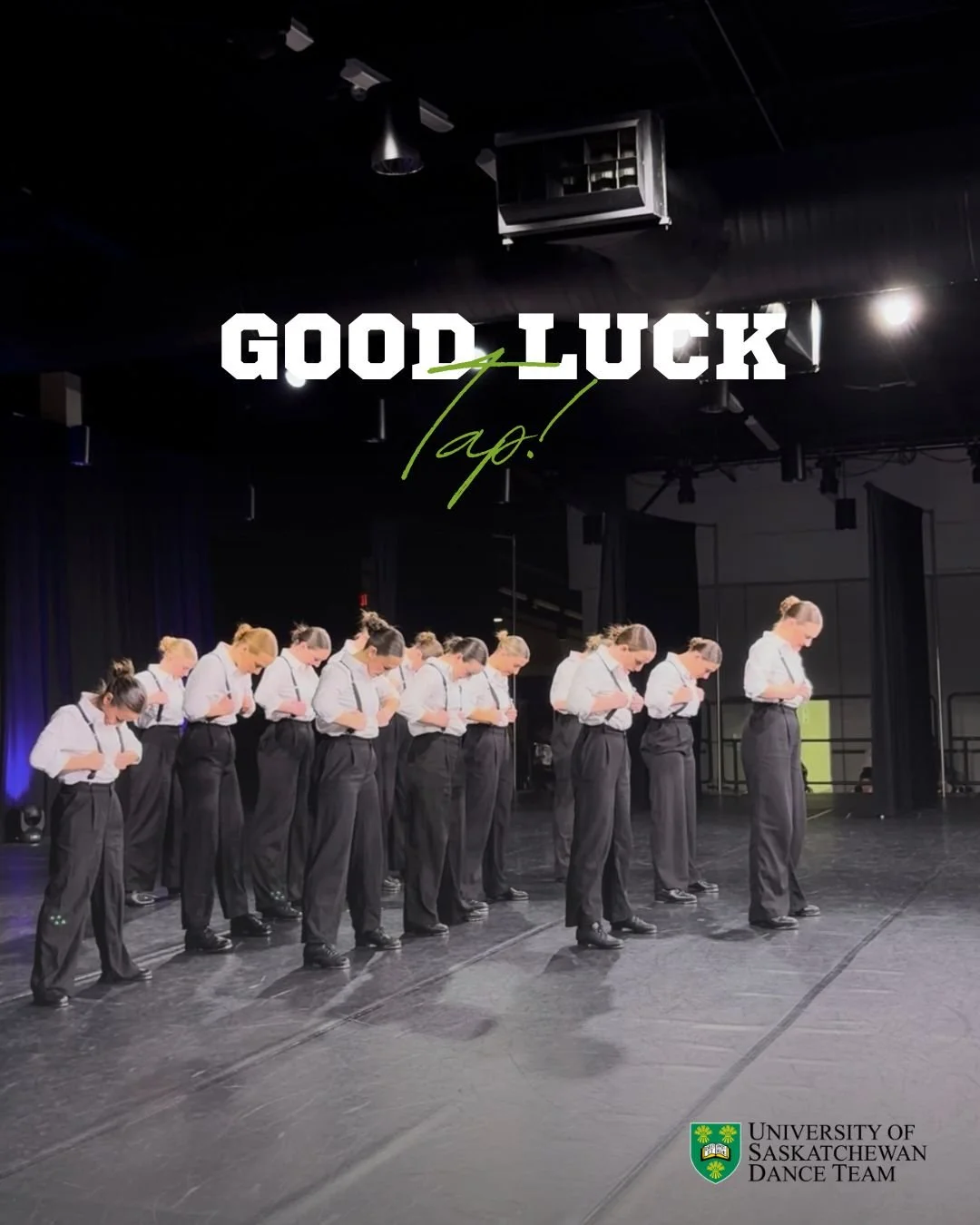 Best of luck to all those auditioning for our 2026/2027 Tap team today! 🥳💚