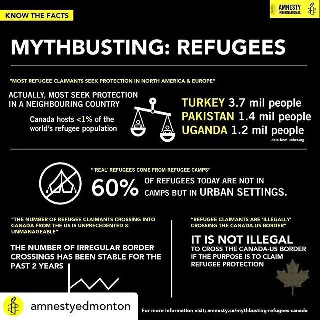 June 20th is #worldrefugeeday. 
𝐂𝐚𝐥𝐥 𝐨𝐧 𝐂𝐚𝐧𝐚𝐝𝐚 𝐭𝐨 𝗪𝐞𝐥𝐜𝐨𝐦𝐞 𝐑𝐞𝐟𝐮𝐠𝐞𝐞𝐬
On March 21st, the federal government decided to shut the door to people seeking refugee protection who are entering from the US, for 30 days. The