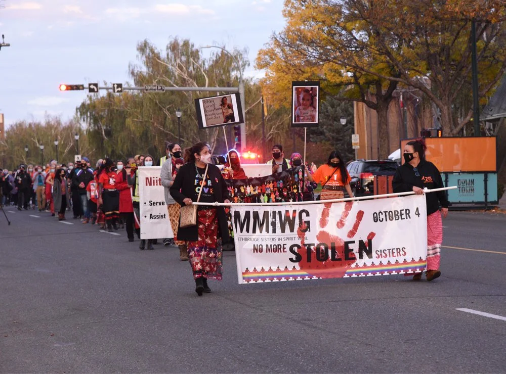 Sisters in Spirit Sikoohkotoki March & Vigil - Missing and Murdered Indigenous Women, Girls, and Two-Spirit (MMIWG2S) Memorial on October 4 annually
