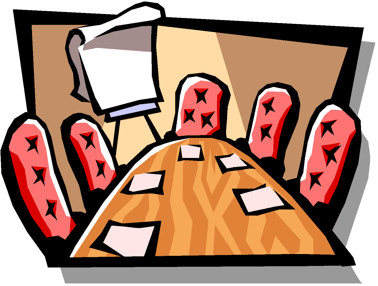 Officers' Meeting 7:30PM    