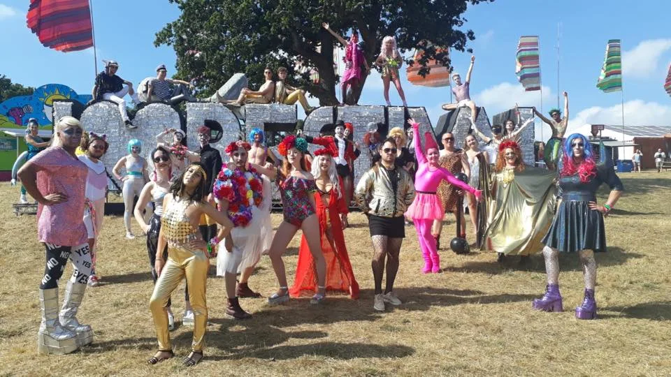 Bestival Costumed Walkaround