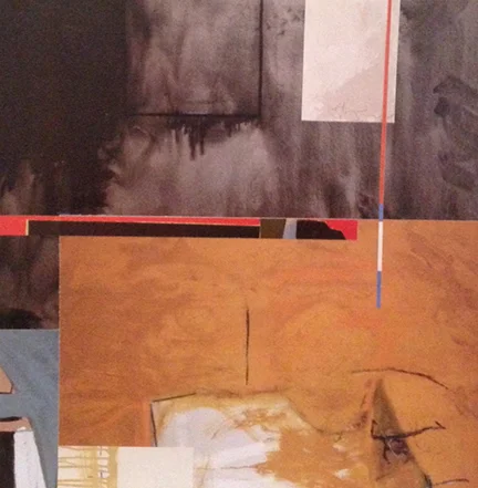  8x8 collage on panel $200 