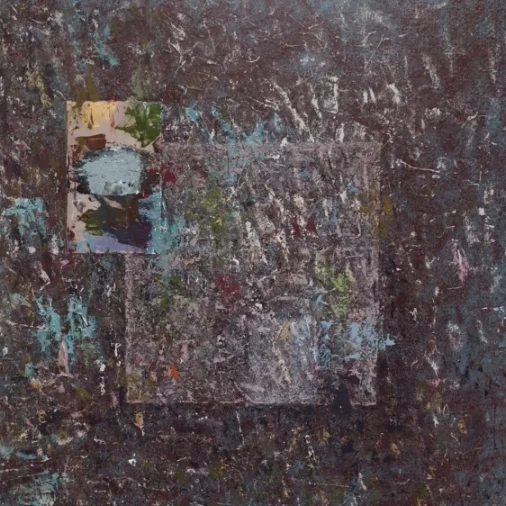 30x30 acrylic and mixed media on canvas
