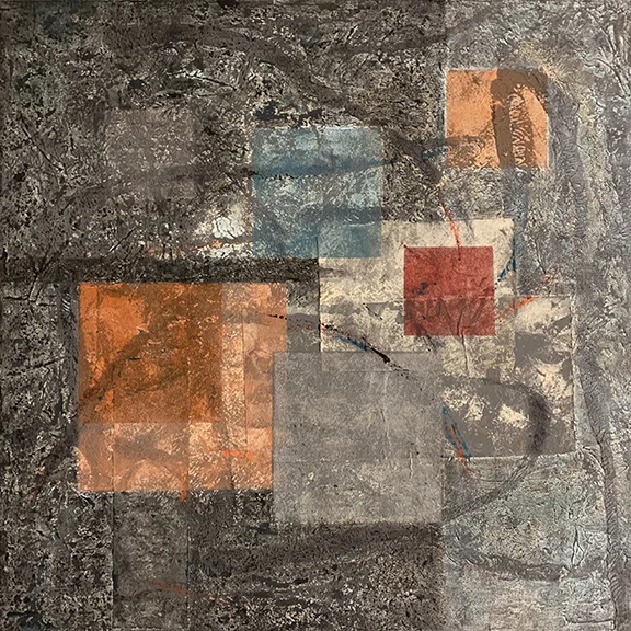 20x20 acrylic and mixed media on canvas