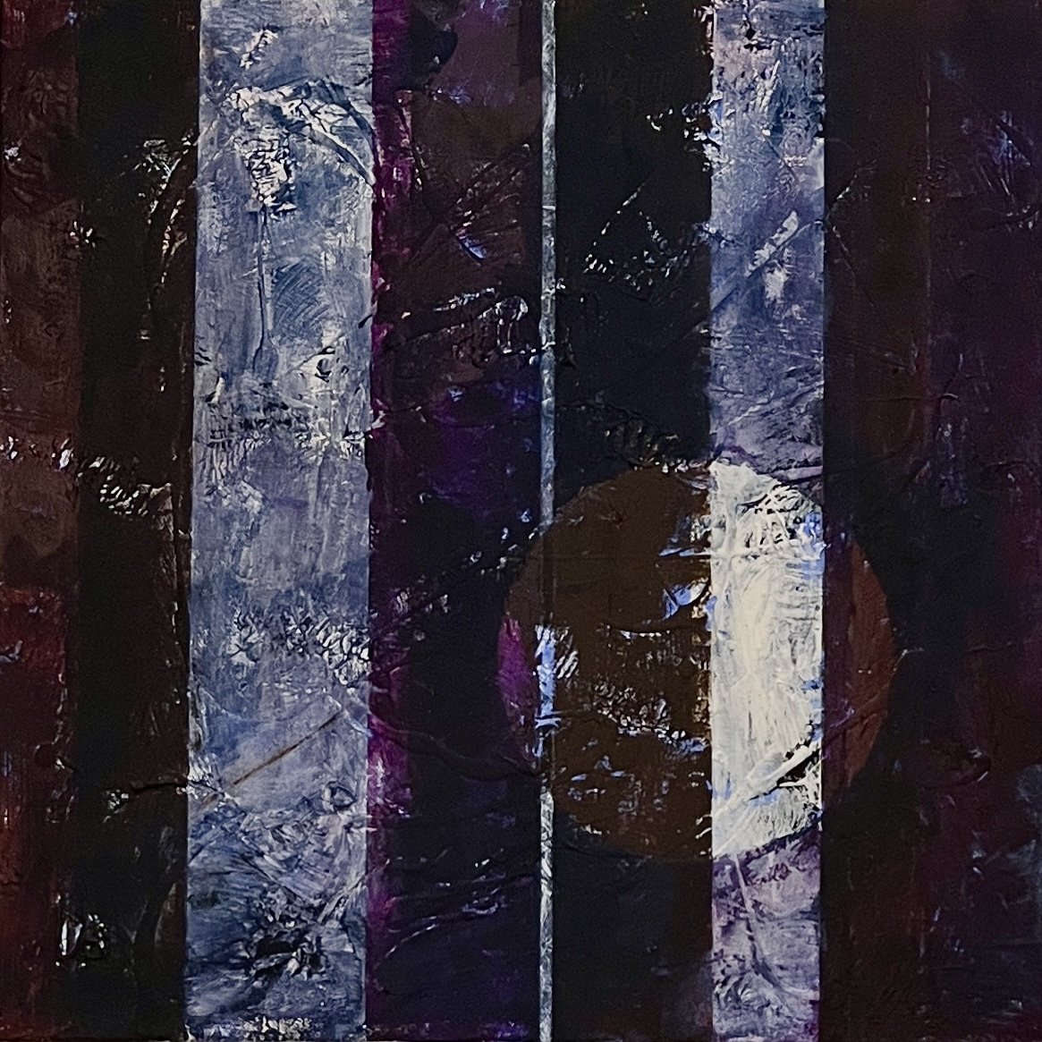  LIGHT IN DARK TIMES | 20×20 acrylic on canvas $1200 