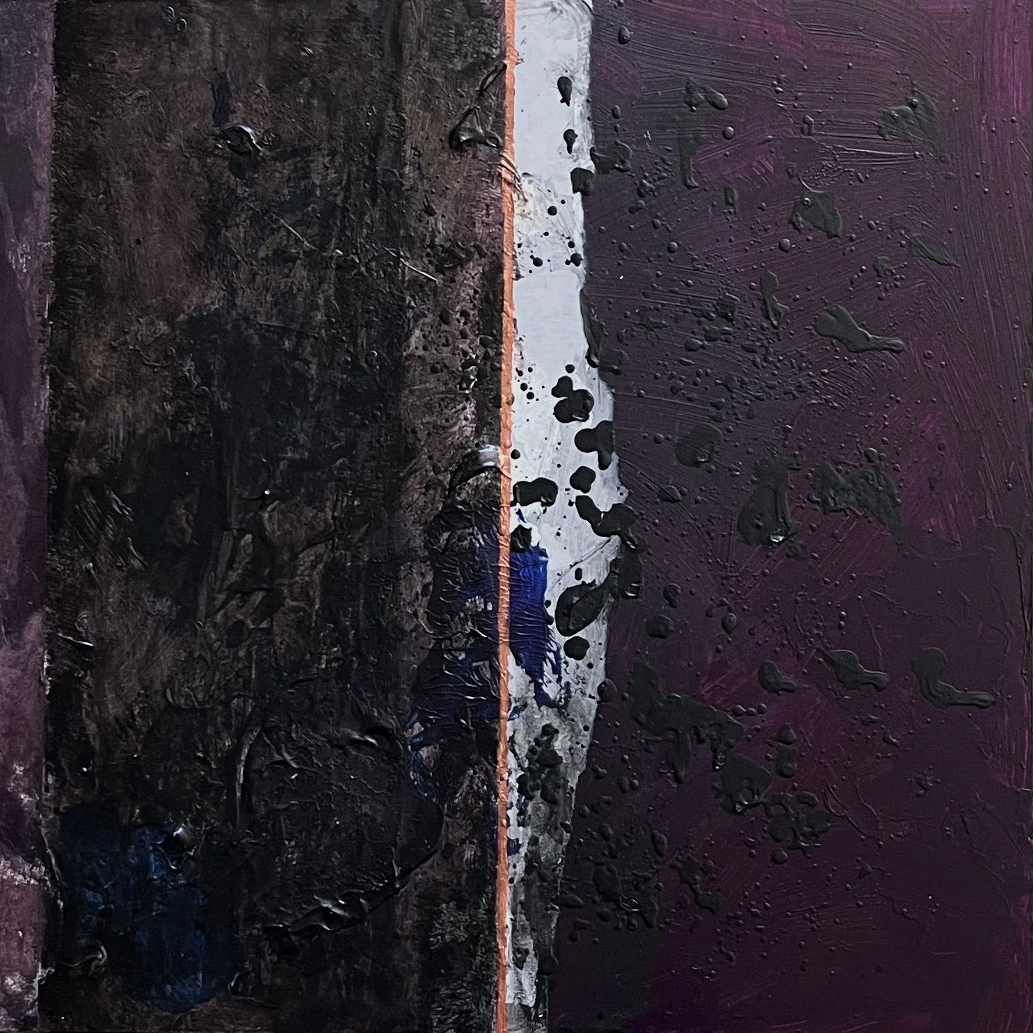  REVEALED | 16 × 216 acrylic and mixed media on panel $900 