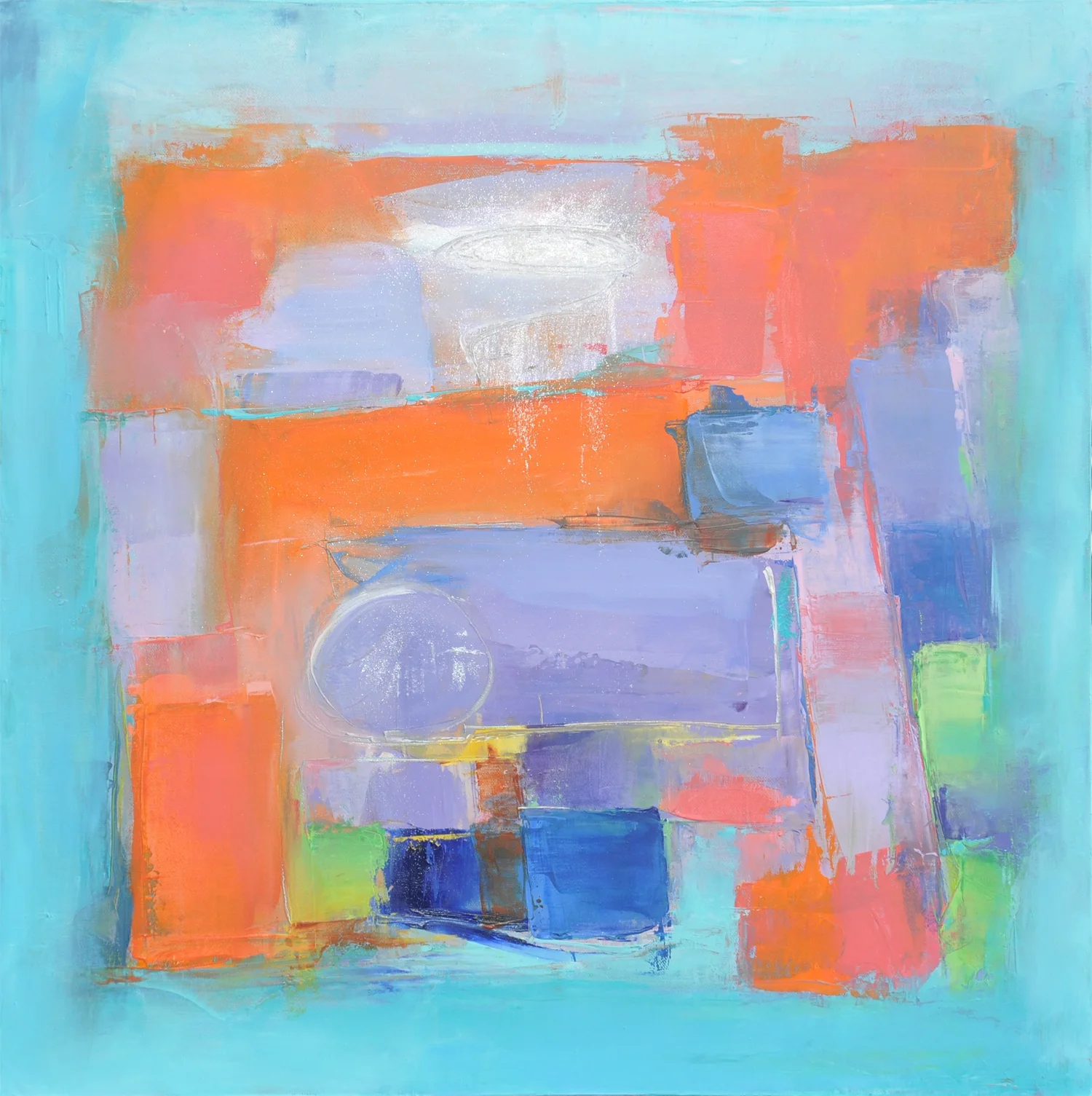 COME IN, OIL ON CANVAS, 24 X 24 INCHES