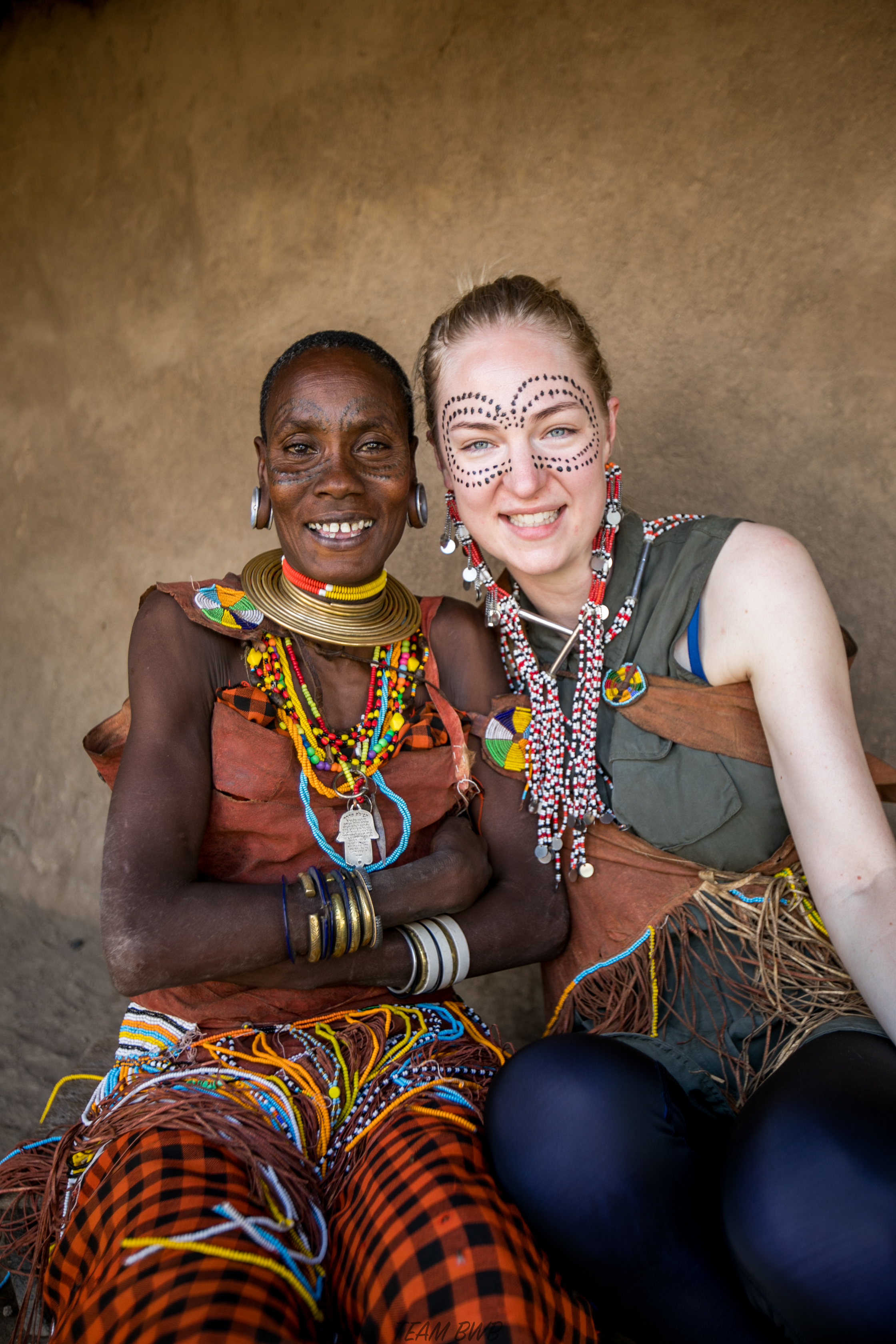 Datoga Woman with Caucasian woman