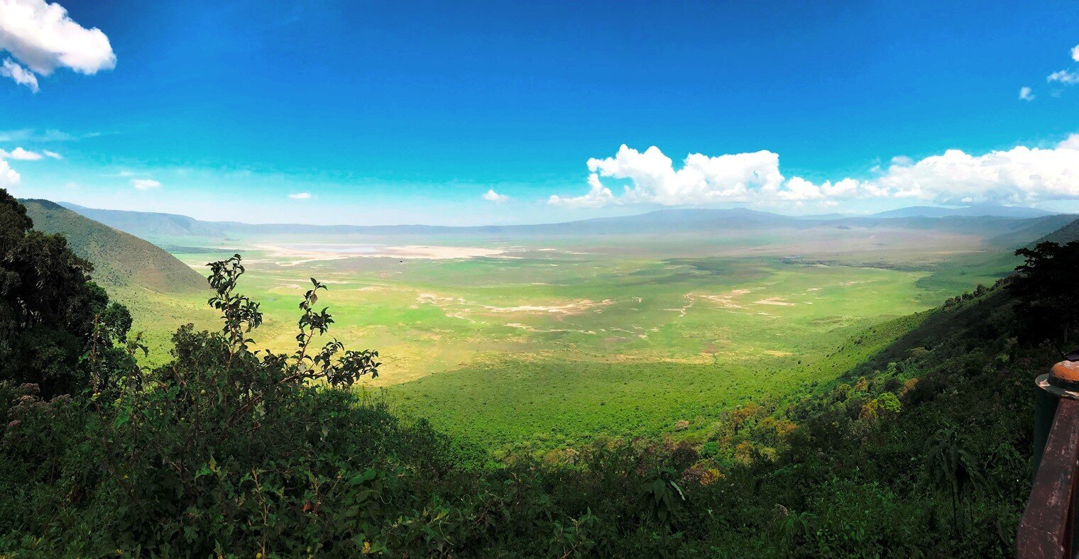 Panoramic view of Ngorongoro Crater (Copy)