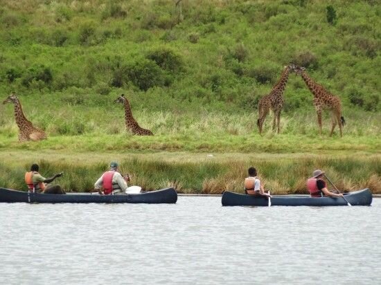 Canoeing in Arusha National Park (Copy)