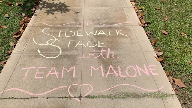 The support of our Malone families went above and beyond all expectations for our Sidewalk Stage tour!! Here are two clips of family getting involved in the show itself:
- Ewan joined in on his Auntie Rosie&rsquo;s jig performance by playing the acco