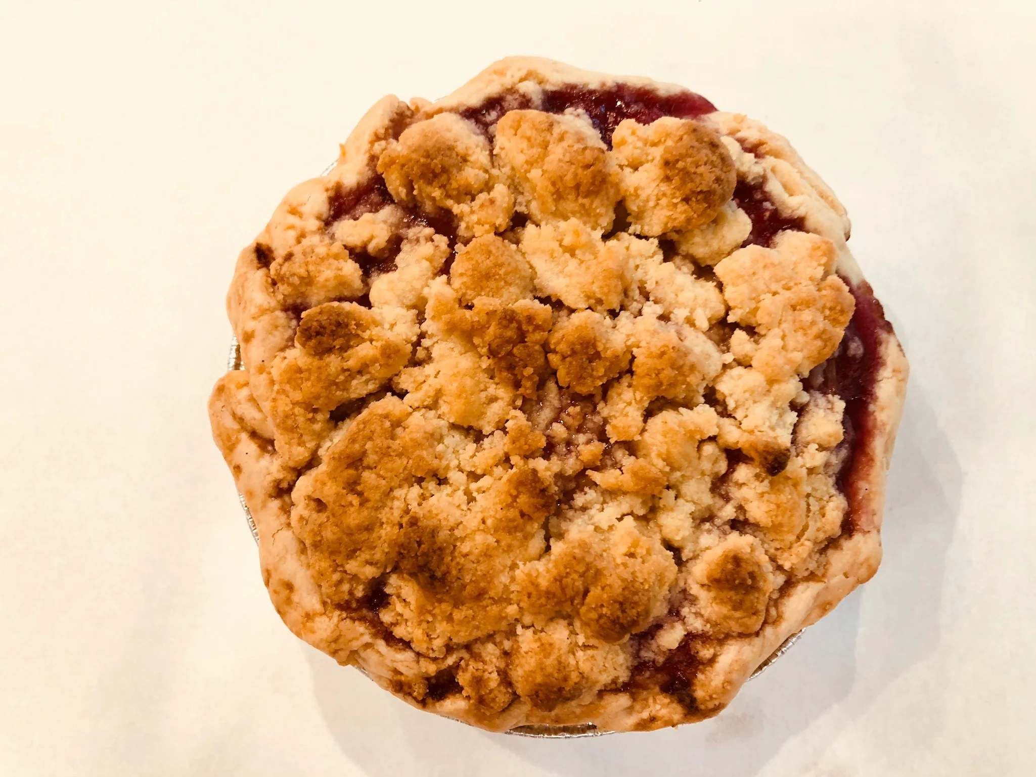 Cherry Almond Crumble