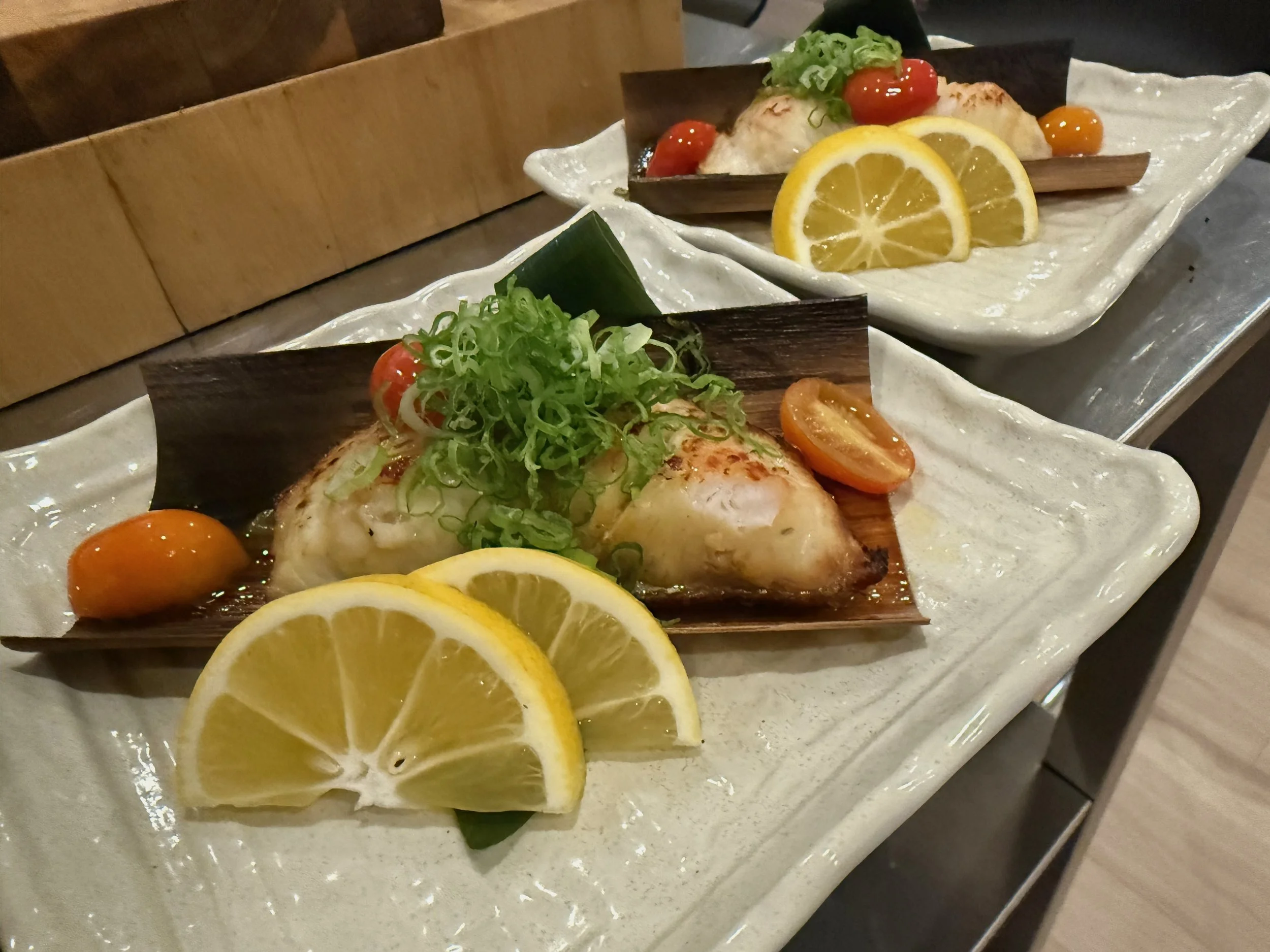 Roasted fish private dining