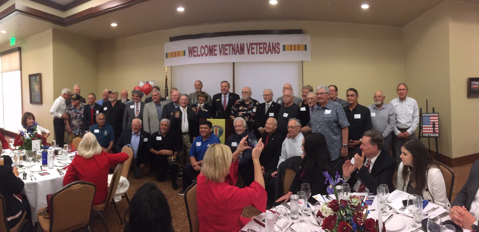 41 Vietnam Veterans were Honored at our May Military Dinner!