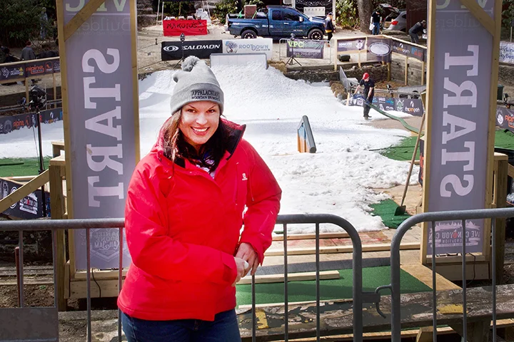 Rail Jam Event Coordinator and Horn in the West’s Choreographer, Shauna Godwin.