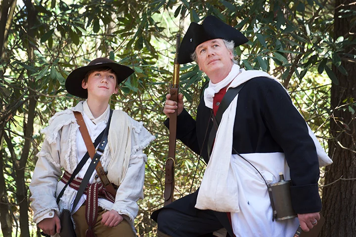 COLONIAL BOY AND MILITIA MAN