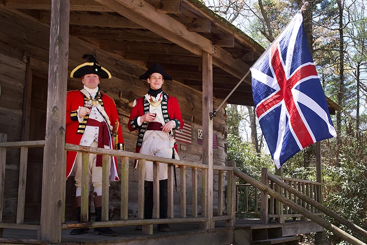 MAJOR FERGUSON AND CAPTAIN DE PEYSTER
