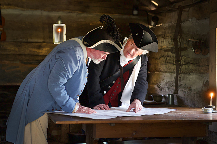 MAJOR WINSTON AND MILITIA OFFICER