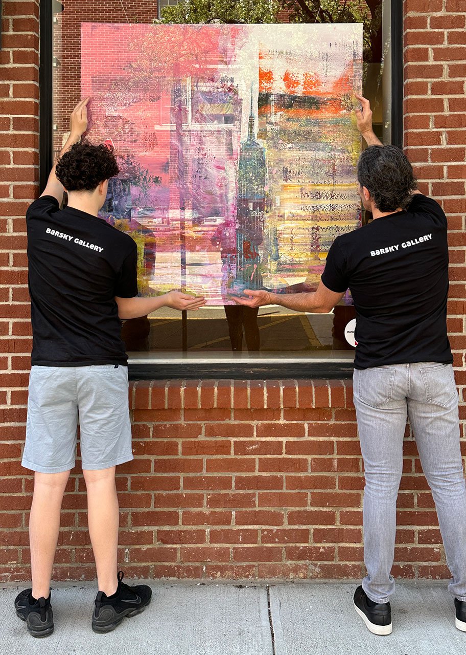 Art 'Through the Windows' is Back: Hoboken Business Alliance Sponsored 'Art Walk' Launches for 6-Week Run, with the help of Barsky Gallery and Main Street Pops