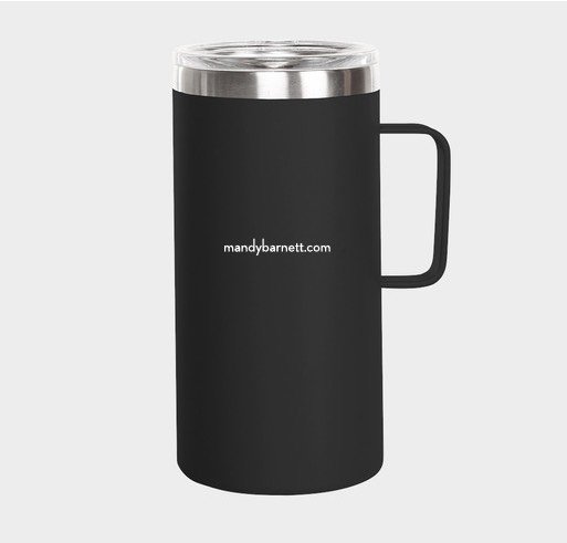 Black Vacuum Insulated Tumbler  20 oz Stainless Steel Travel Mug
