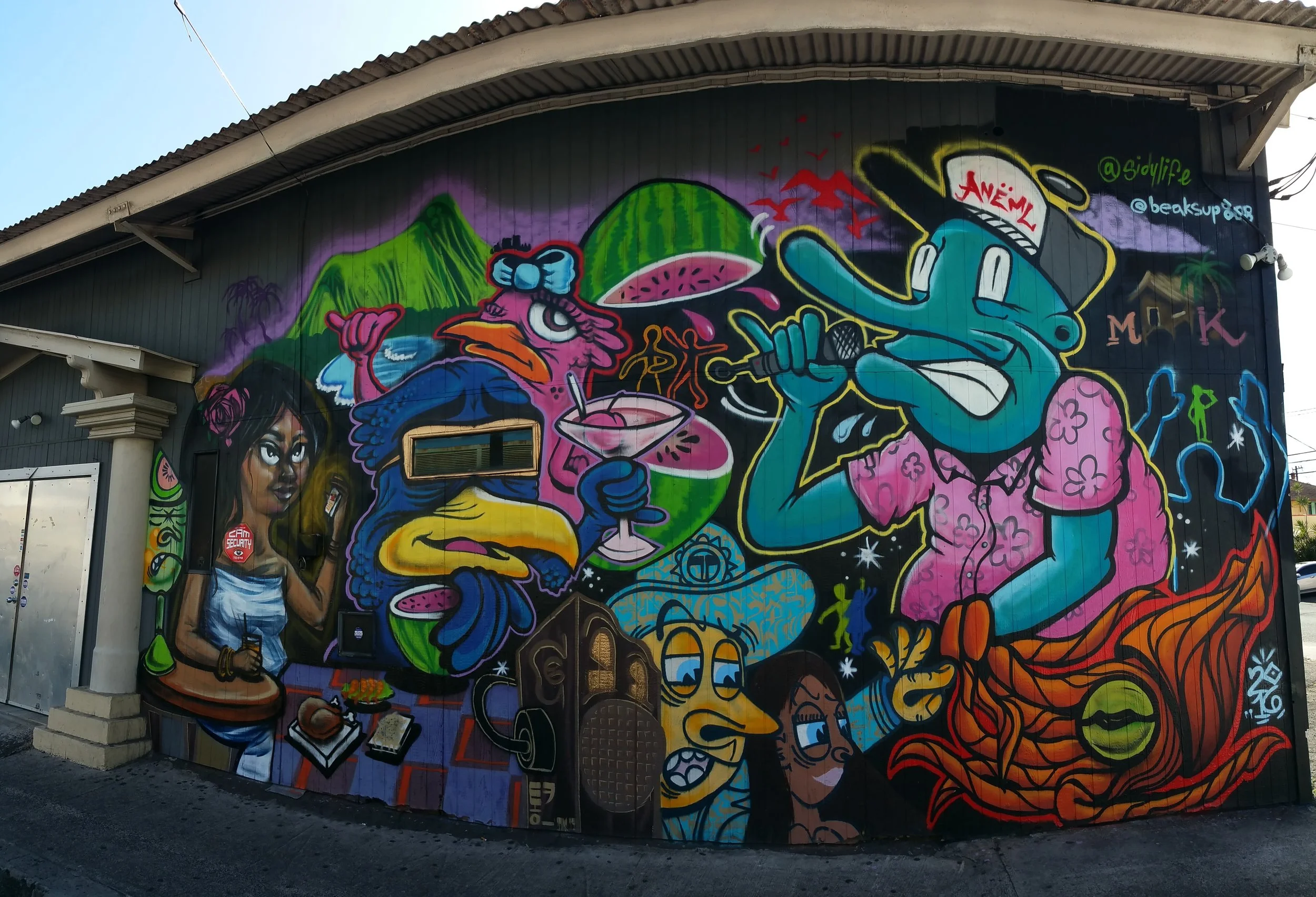 Mural Collaboration with Beak03