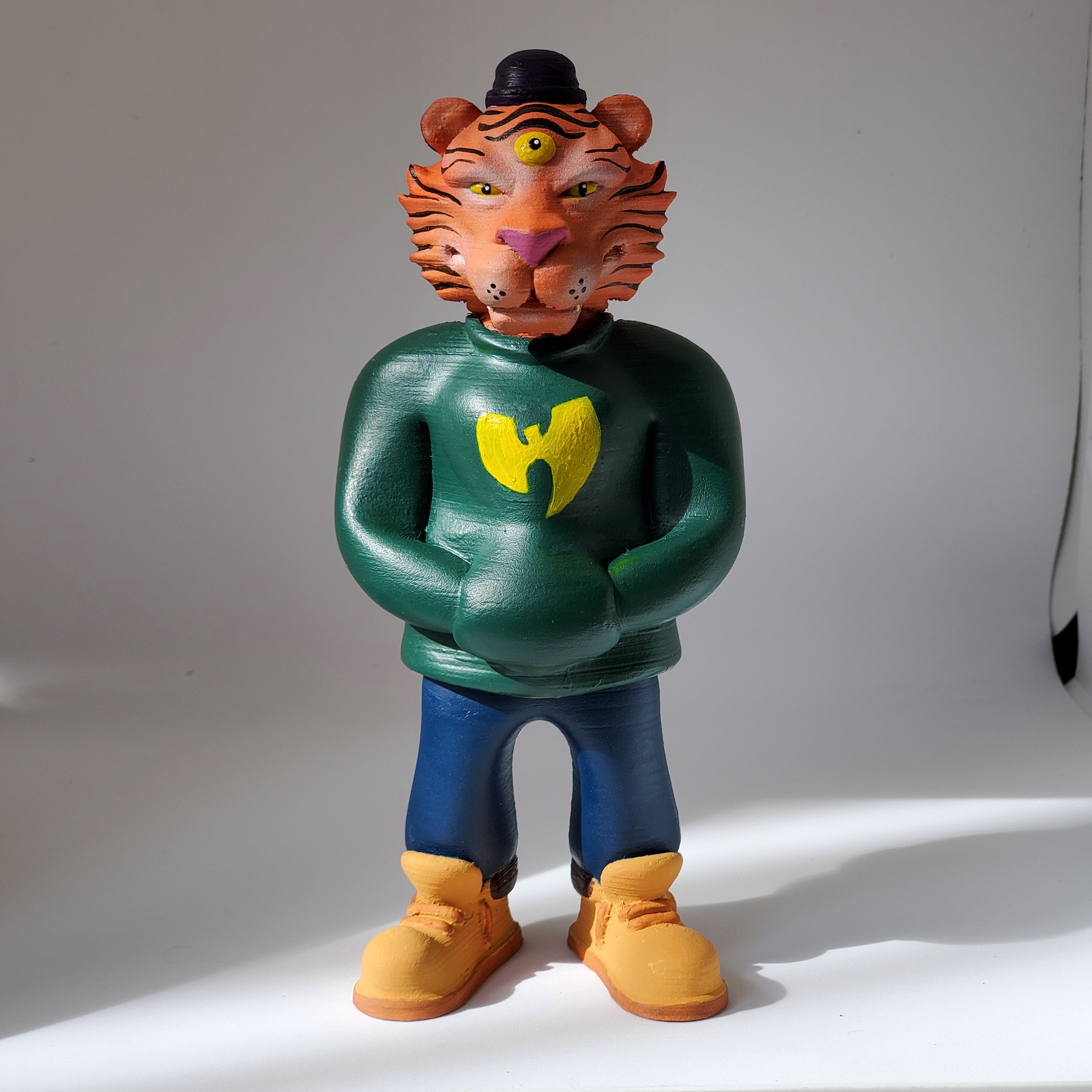 Tiger Style Chinese New Year Figure