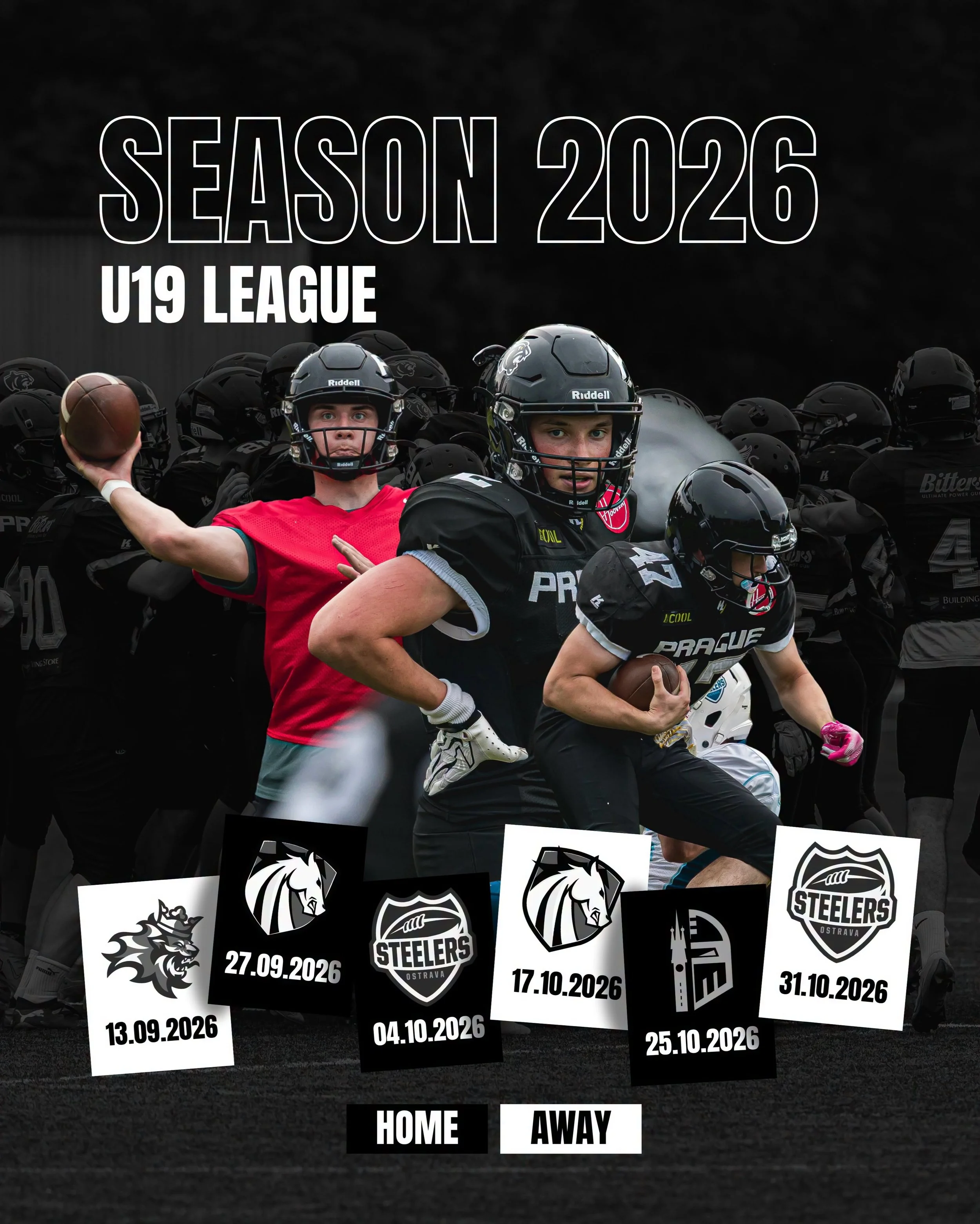 U19 rozpis zápasů - sezona 2026