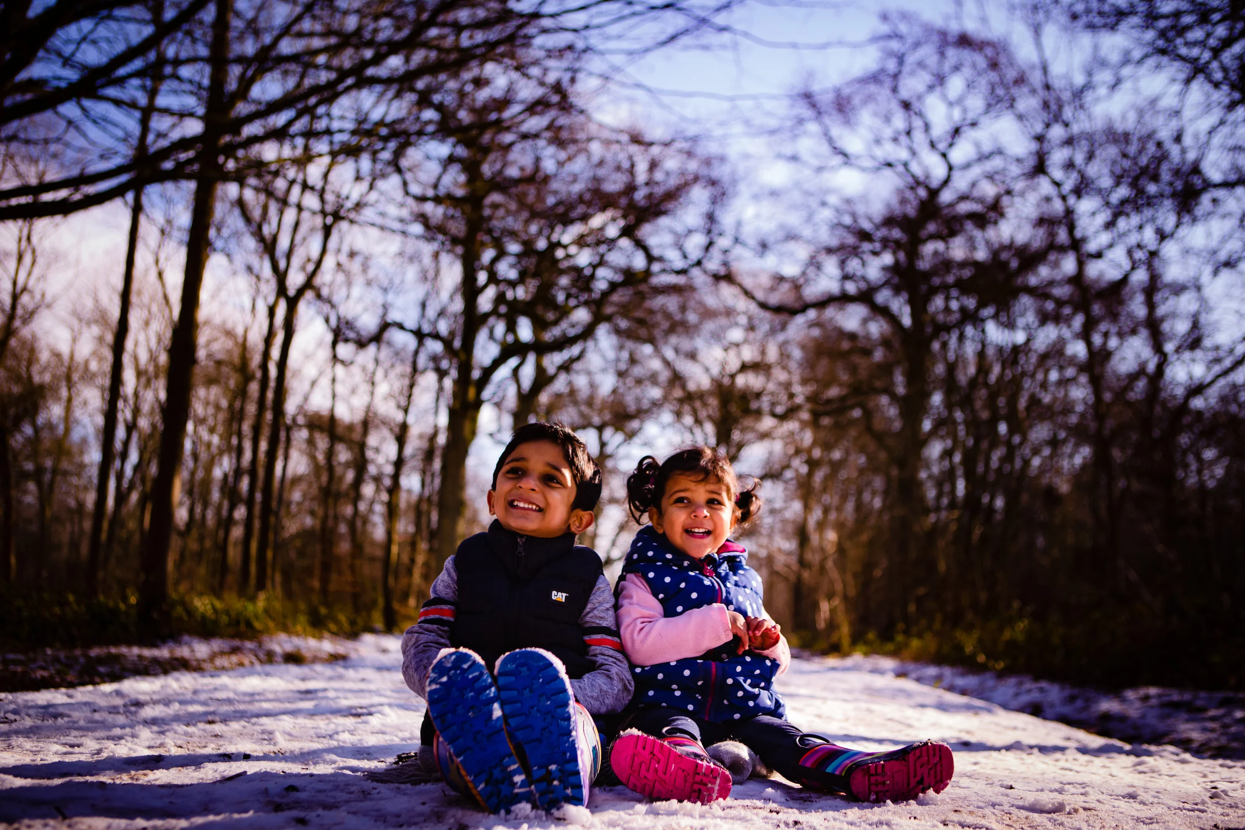 Dylan and Aria's Snow Day