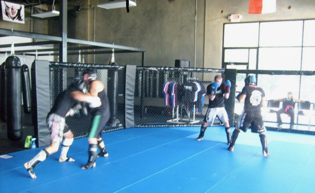 Some members of the Thunderkick fight team in Tyler, TX.
