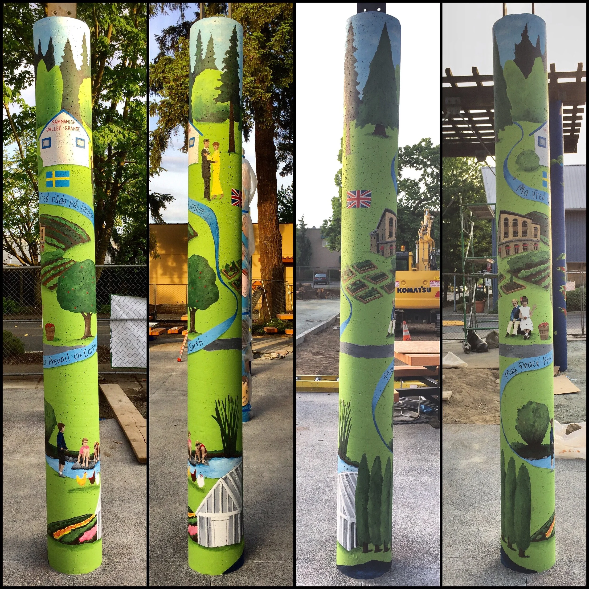 Peace Pole for the Snyder Family